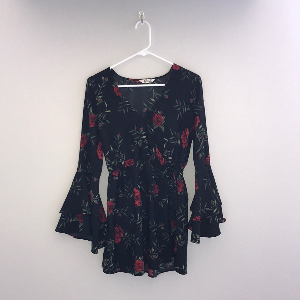 black long sleeve dress